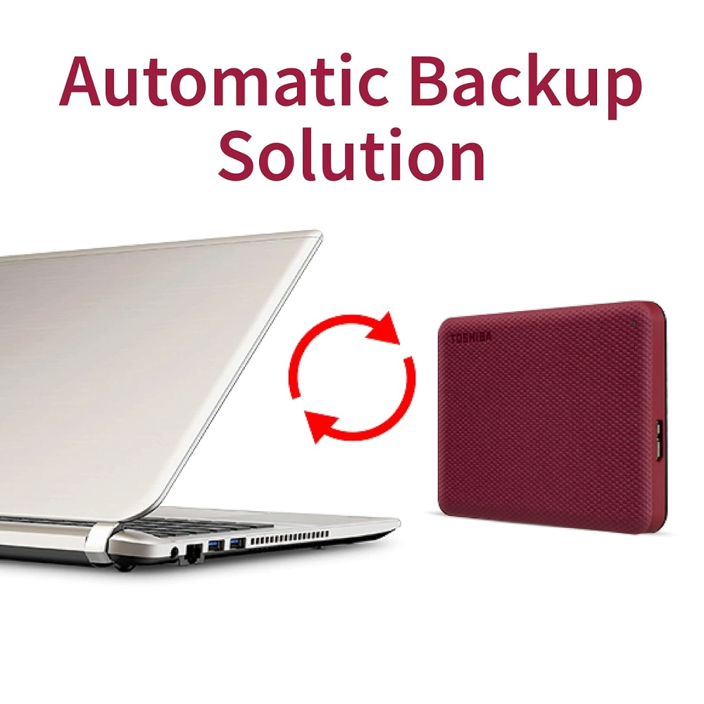 Toshiba External USB Hard Disk Canvio Advance 2TB view 3
